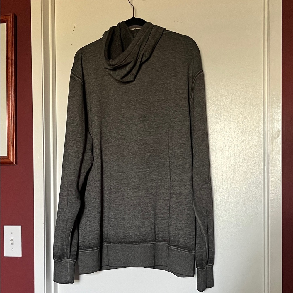 Hard Rock Cafe Mens XXXL Hoodie, Charcoal Zip-Up Sweater NWOT - Picture 2 of 12